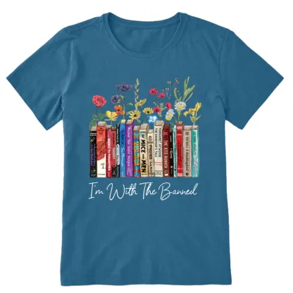 Pagewings I'm With The Banned Flowers Unisex Classic T-shirt