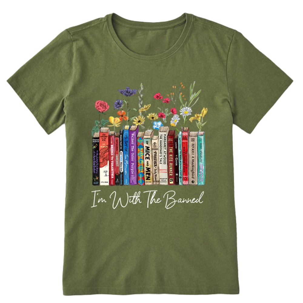 Pagewings I'm With The Banned Flowers Unisex Classic T-shirt