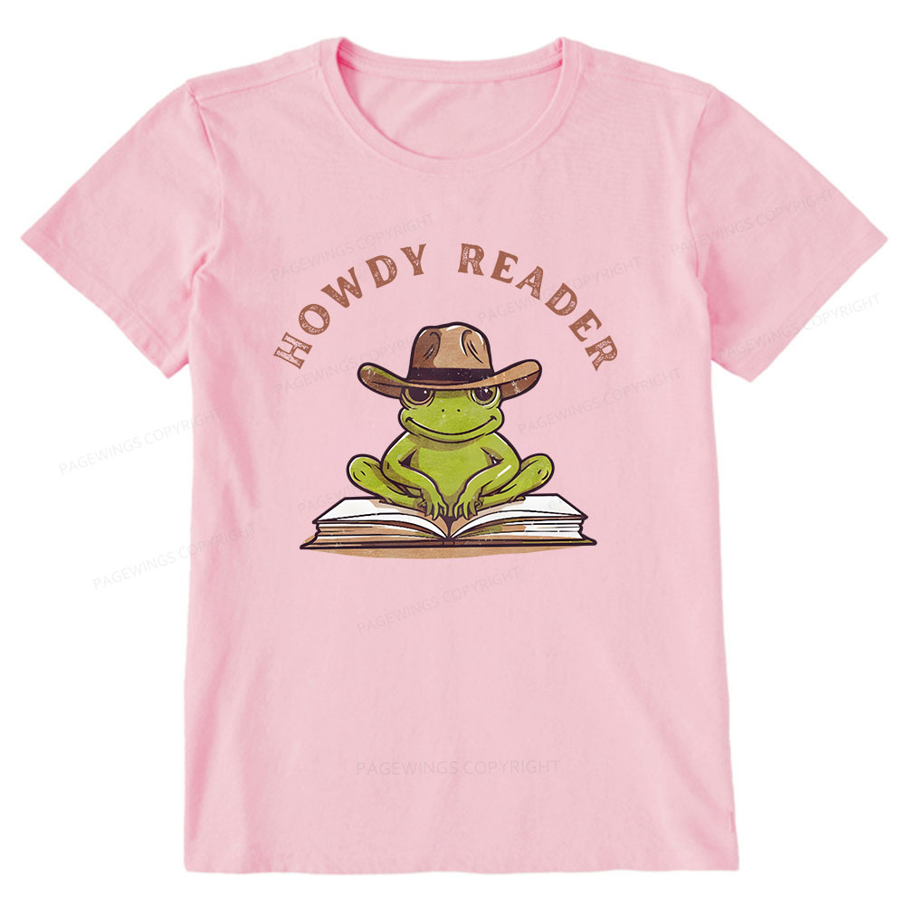 Pagewings Howdy Reader Frog Unisex Classic T-shirt