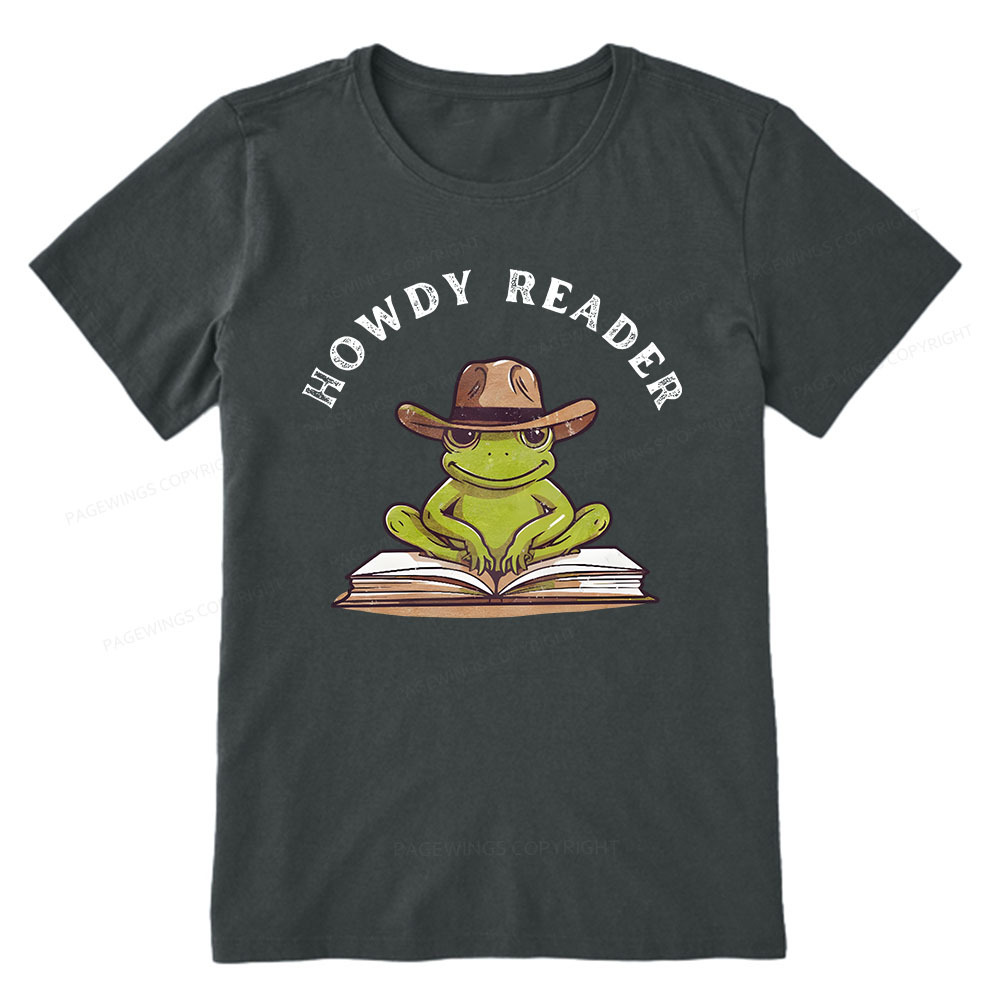 Pagewings Howdy Reader Frog Unisex Classic T-shirt