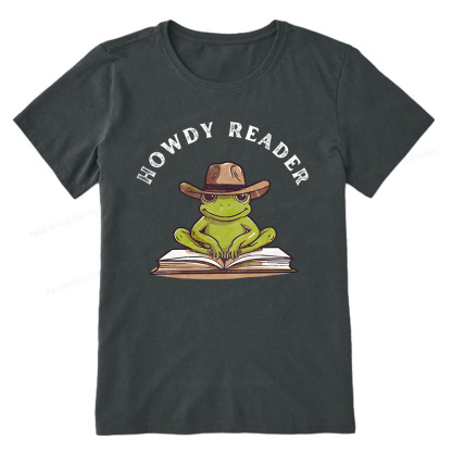 Pagewings Howdy Reader Frog Unisex Classic T-shirt