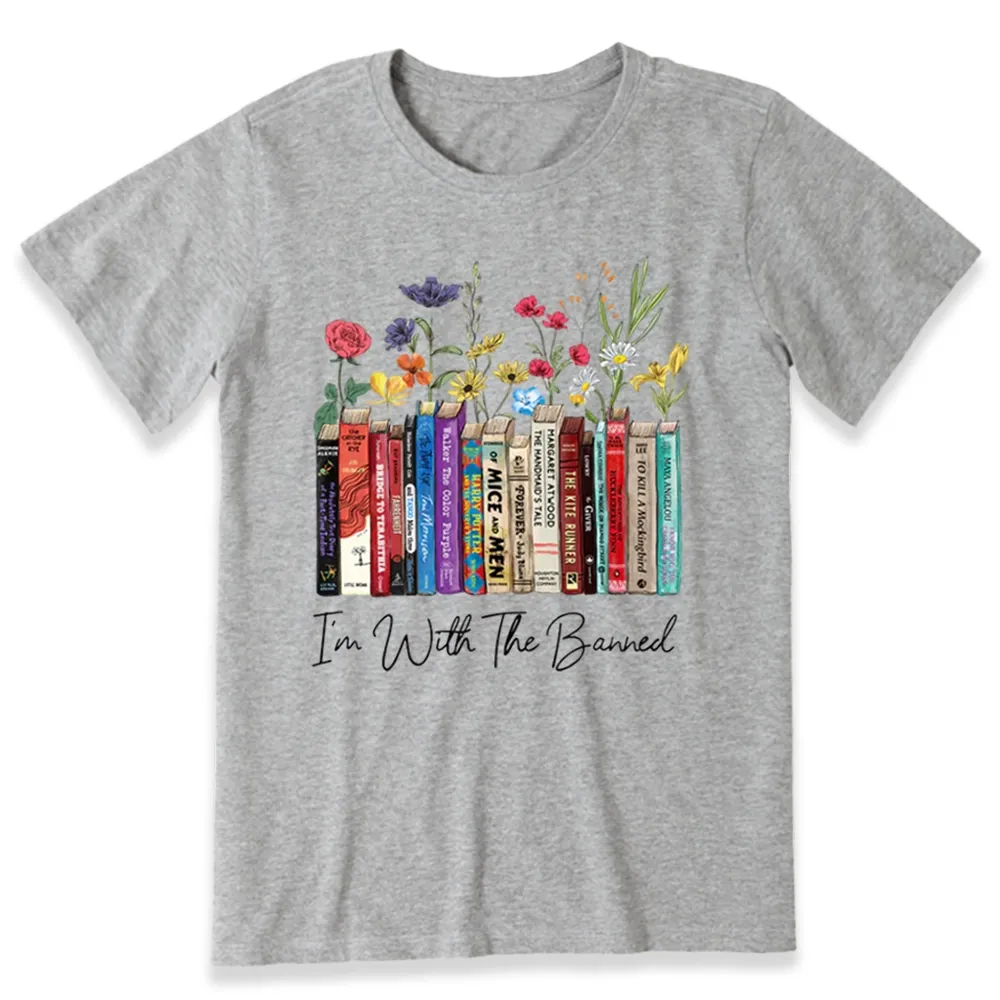 Pagewings I'm With The Banned Flowers Unisex Classic T-shirt
