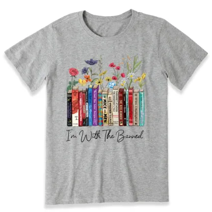 Pagewings I'm With The Banned Flowers Unisex Classic T-shirt