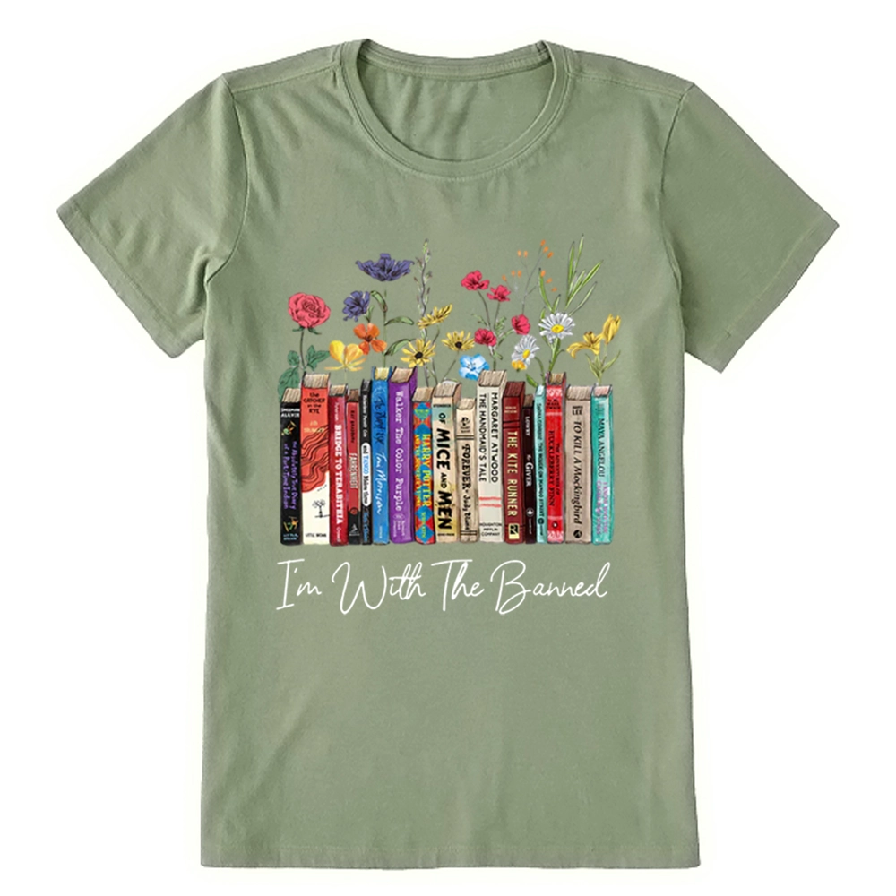 Pagewings I'm With The Banned Flowers Unisex Classic T-shirt
