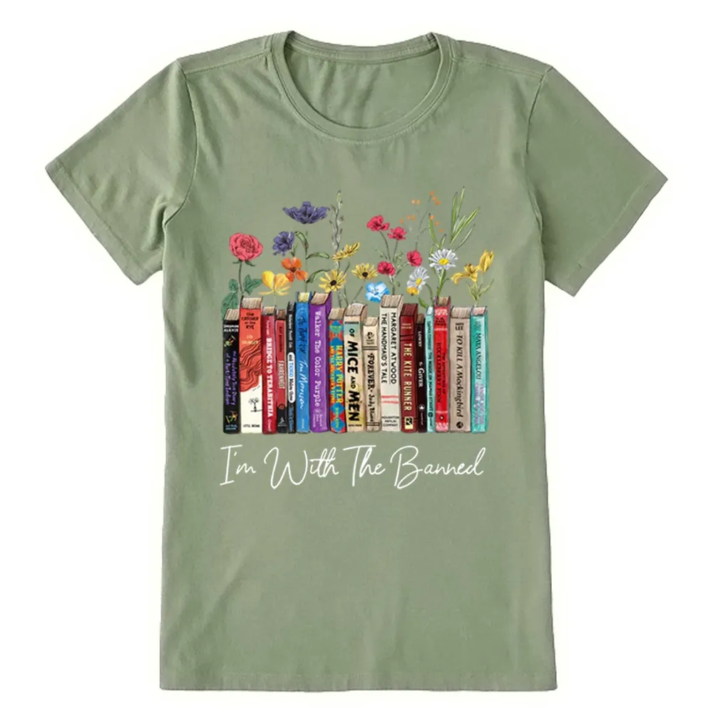 Pagewings I'm With The Banned Flowers Unisex Classic T-shirt