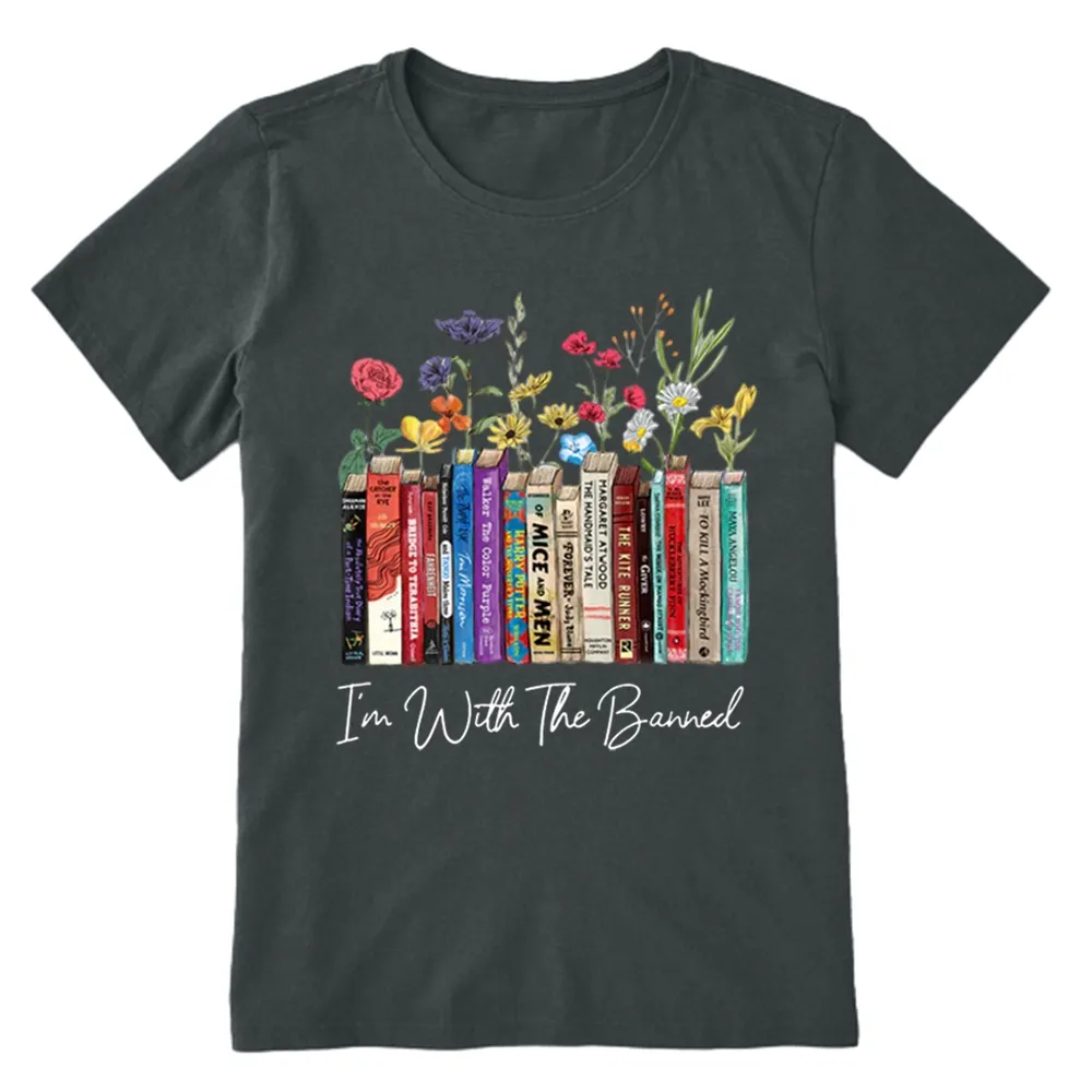 Pagewings I'm With The Banned Flowers Unisex Classic T-shirt