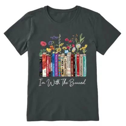 Pagewings I'm With The Banned Flowers Unisex Classic T-shirt