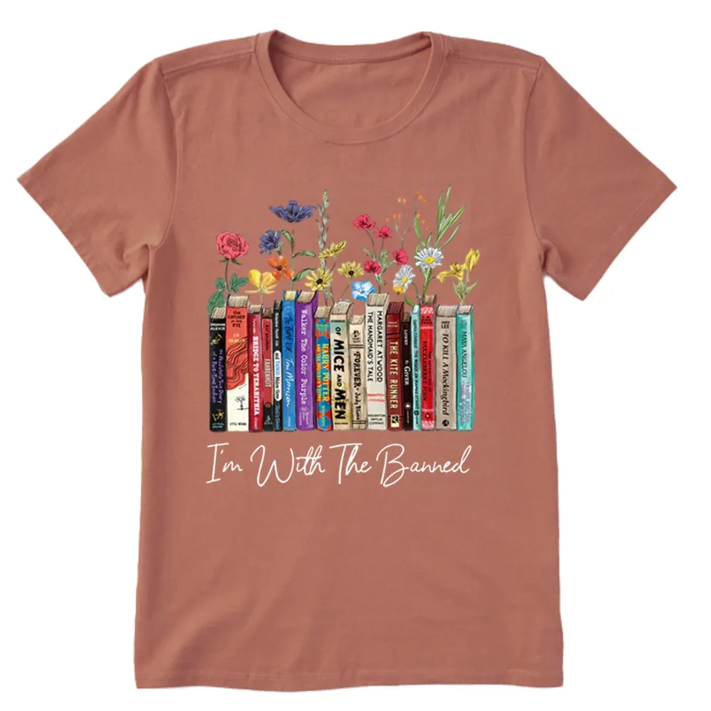 Pagewings I'm With The Banned Flowers Unisex Classic T-shirt