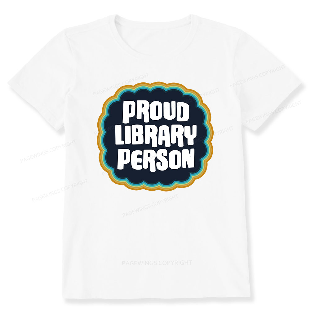 Pagewings Proud Library Person  Unisex Classic T-shirt
