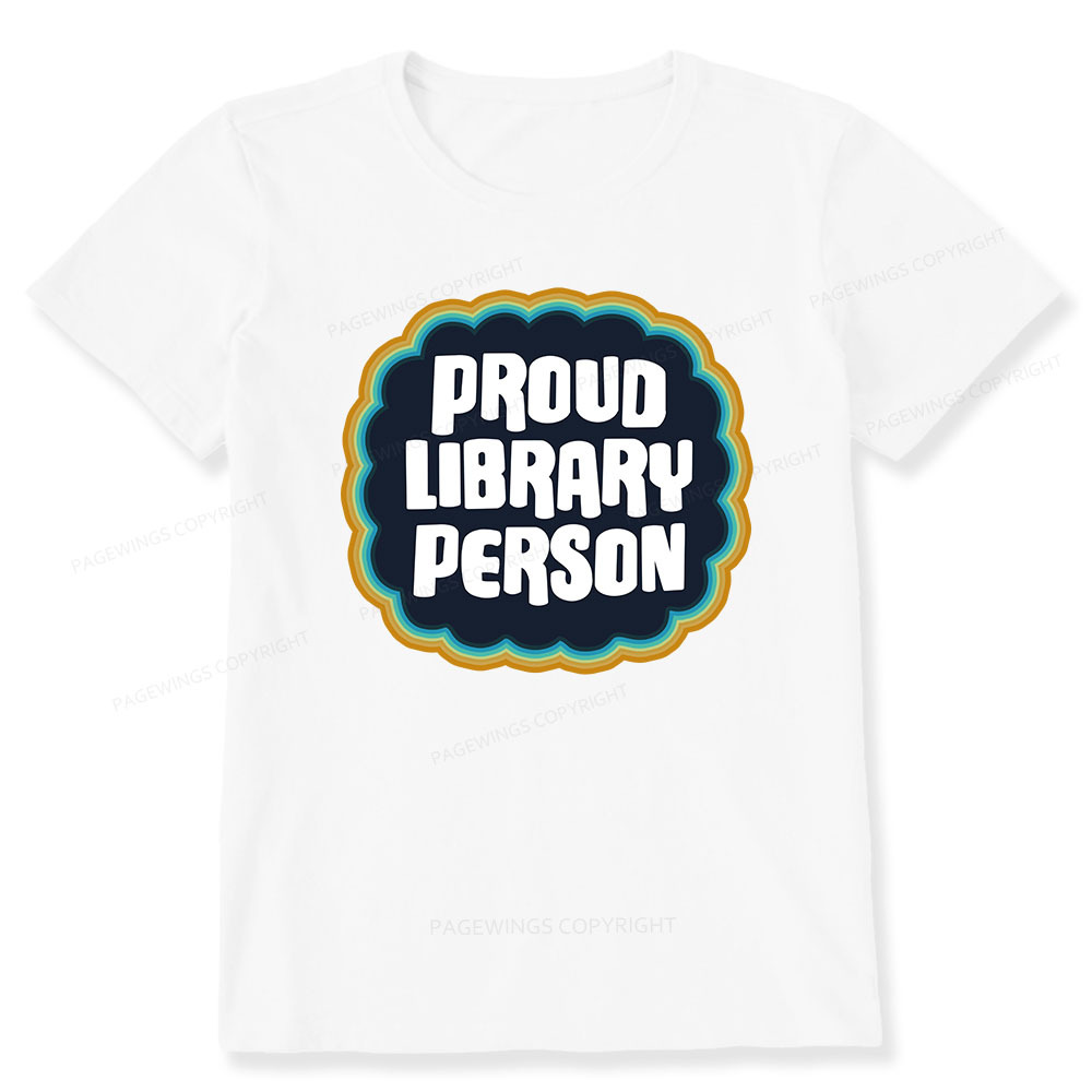Pagewings Proud Library Person Unisex Classic T-shirt