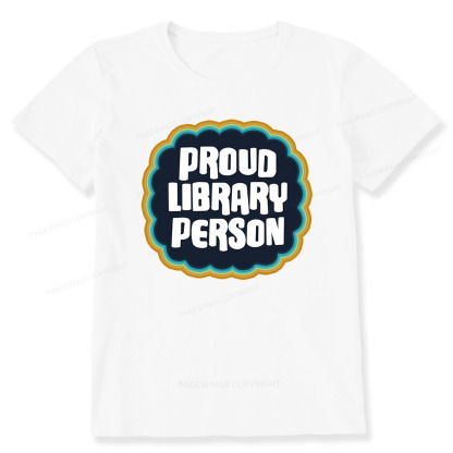Pagewings Proud Library Person  Unisex Classic T-shirt