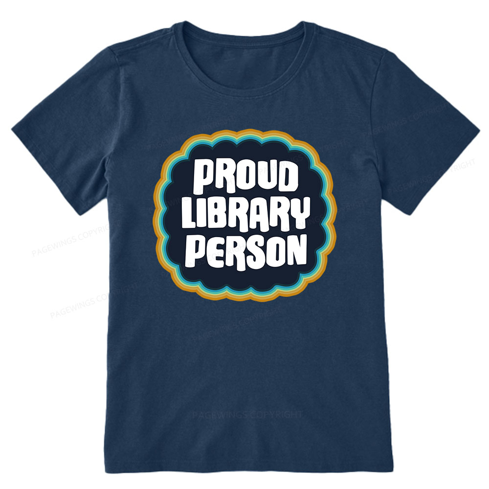 Pagewings Proud Library Person  Unisex Classic T-shirt