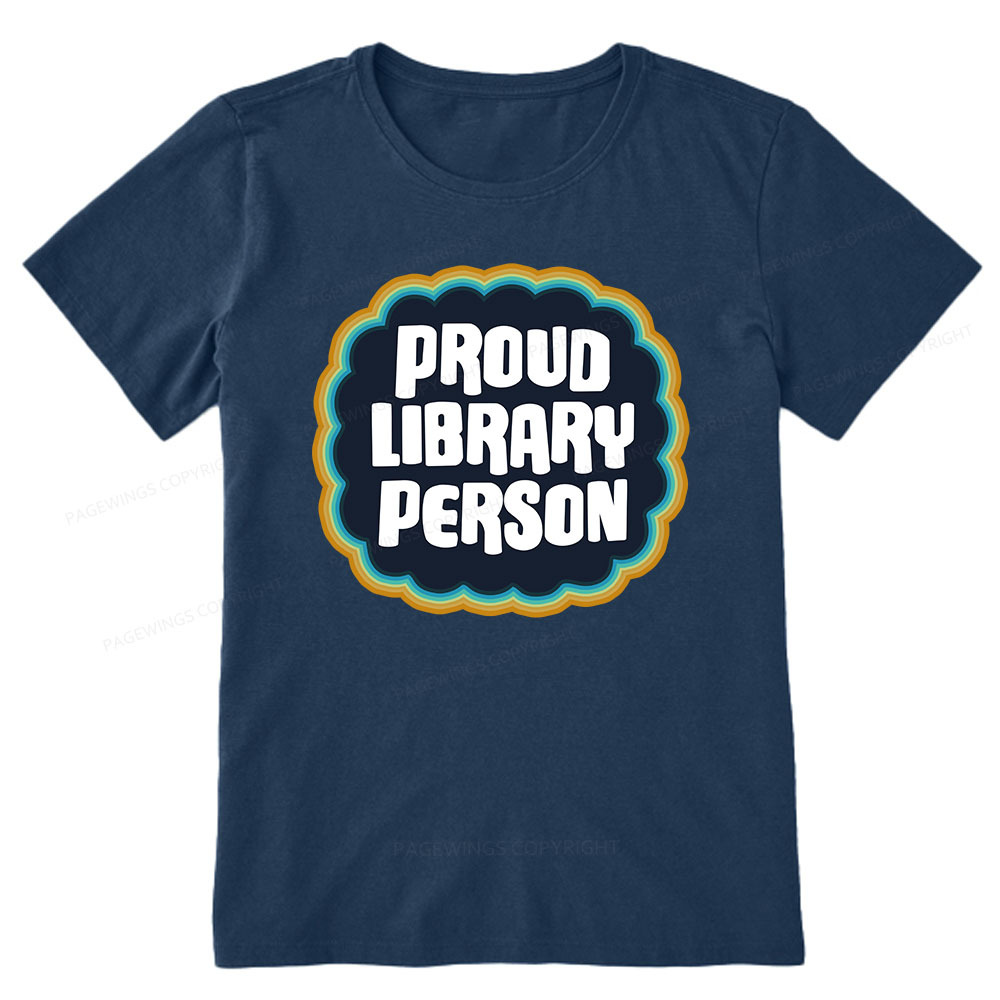 Pagewings Proud Library Person  Unisex Classic T-shirt