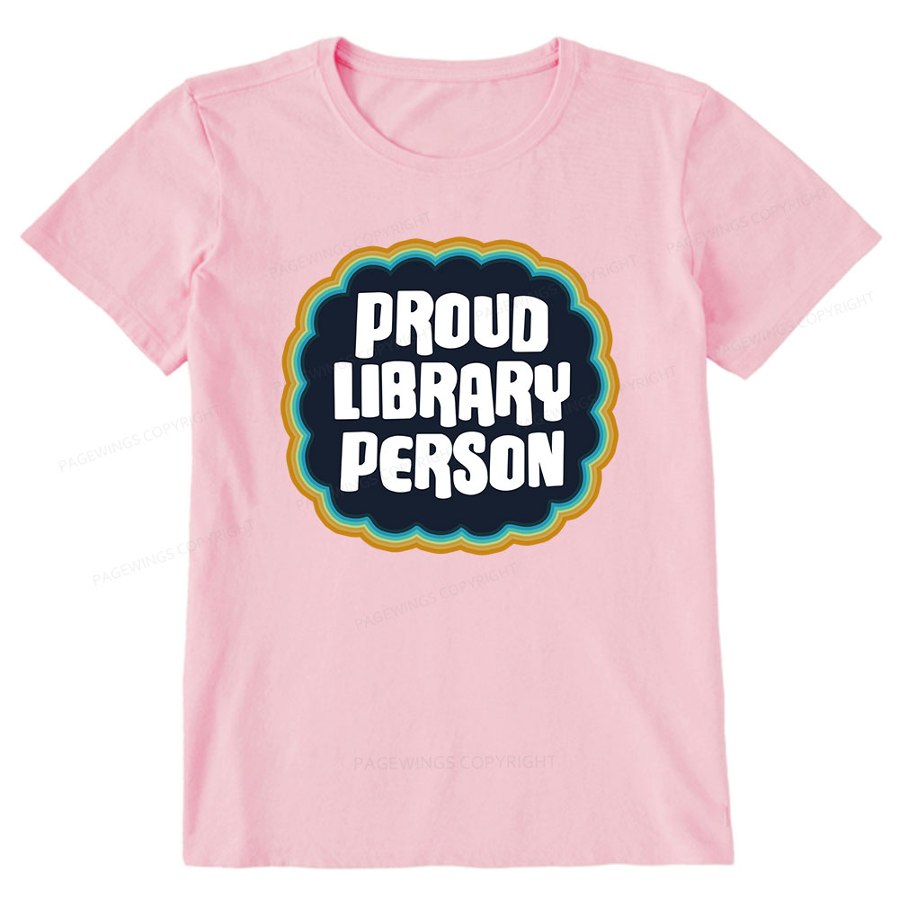 Pagewings Proud Library Person  Unisex Classic T-shirt