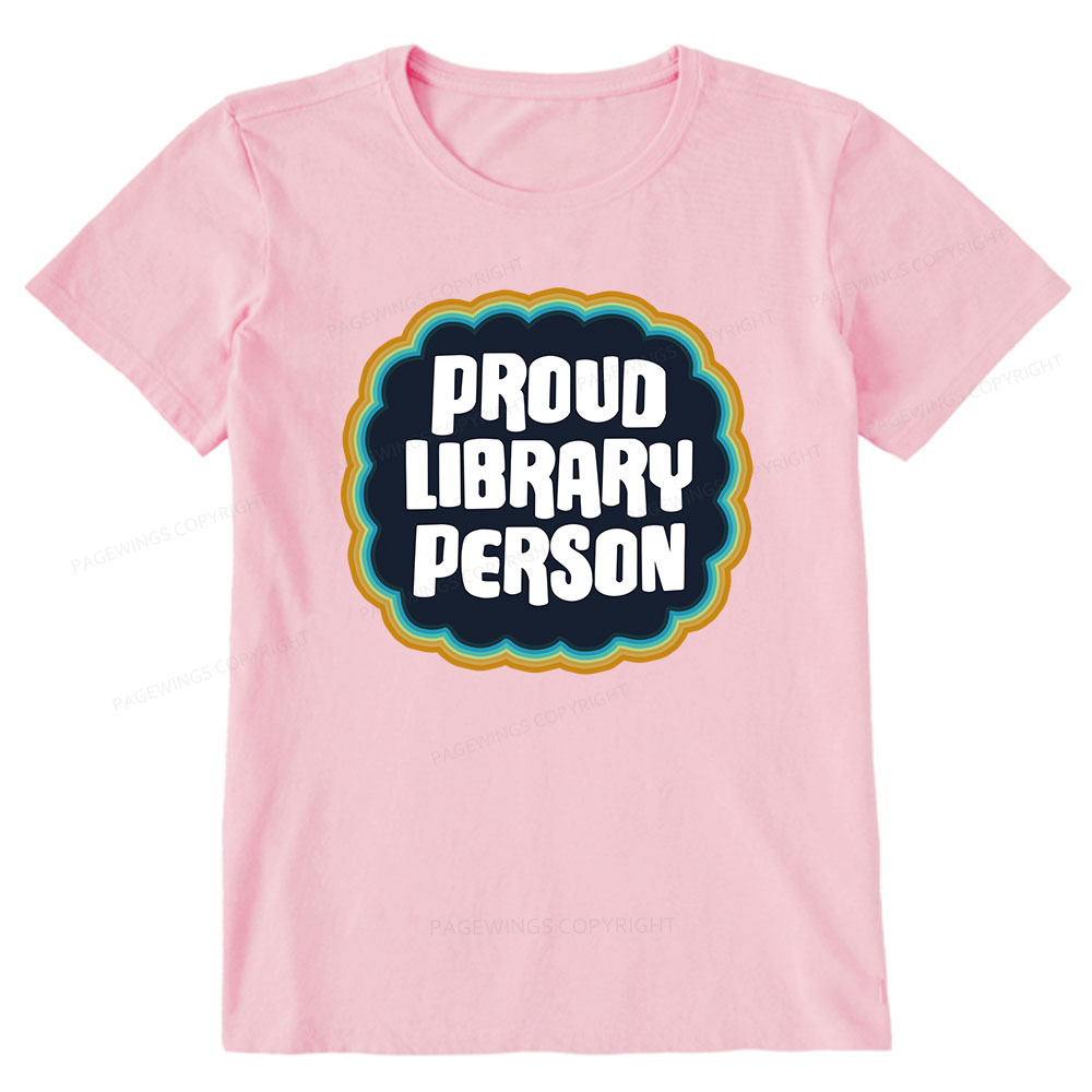 Pagewings Proud Library Person Unisex Classic T-shirt