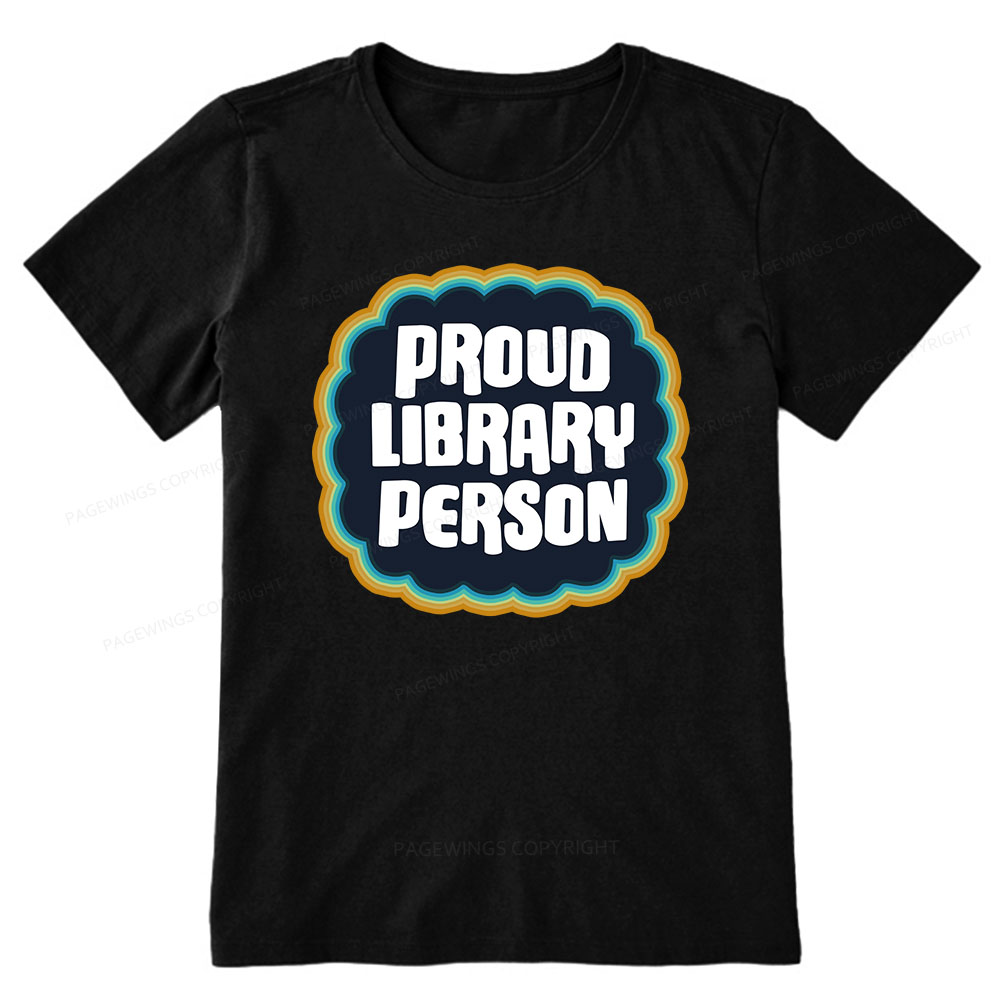 Pagewings Proud Library Person  Unisex Classic T-shirt