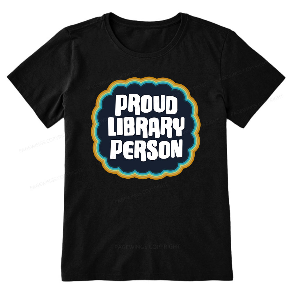 Pagewings Proud Library Person Unisex Classic T-shirt