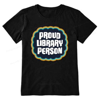 Pagewings Proud Library Person  Unisex Classic T-shirt