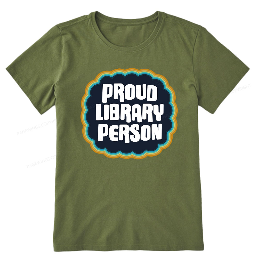 Pagewings Proud Library Person  Unisex Classic T-shirt