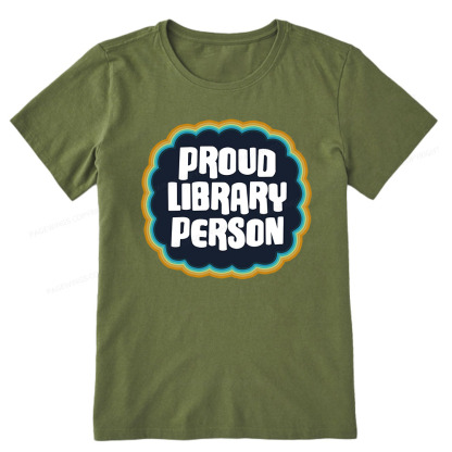 Pagewings Proud Library Person  Unisex Classic T-shirt