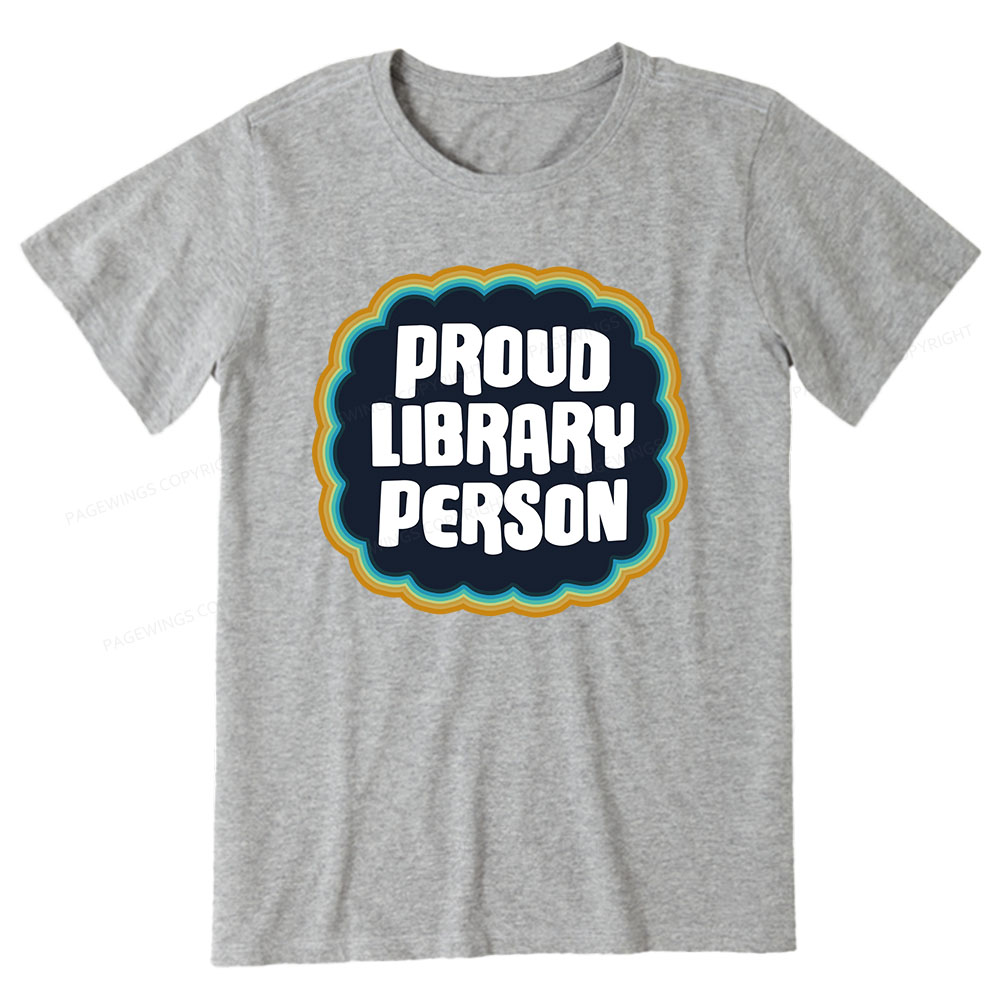Pagewings Proud Library Person  Unisex Classic T-shirt
