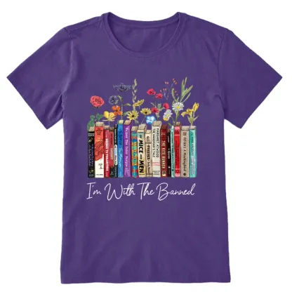 Pagewings I'm With The Banned Flowers Unisex Classic T-shirt