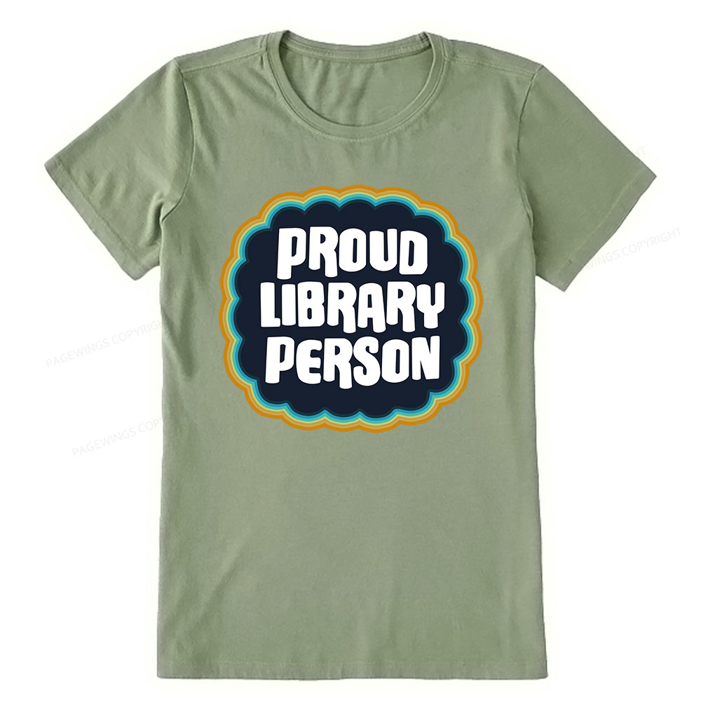 Pagewings Proud Library Person  Unisex Classic T-shirt