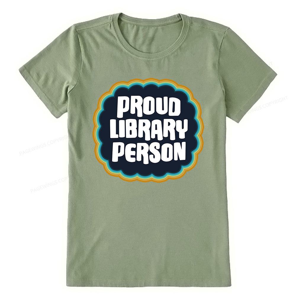 Pagewings Proud Library Person  Unisex Classic T-shirt