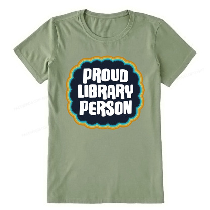 Pagewings Proud Library Person  Unisex Classic T-shirt