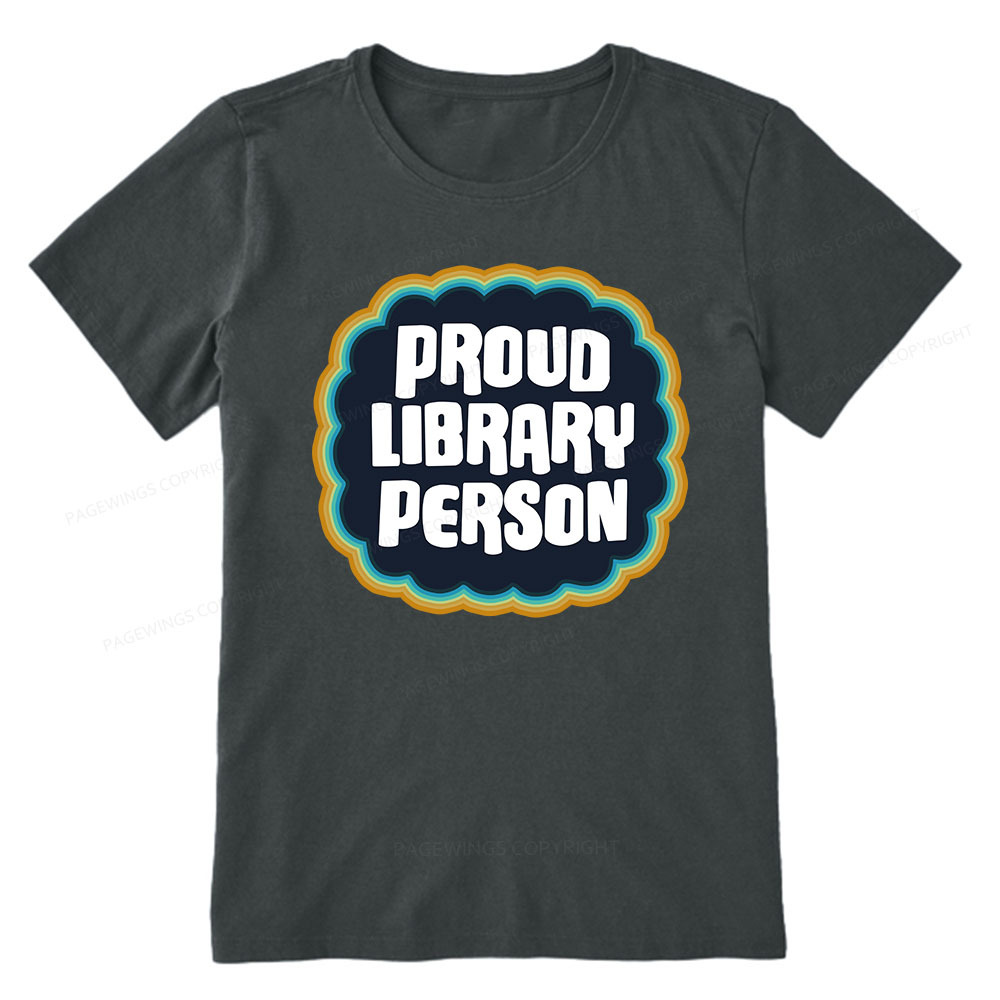 Pagewings Proud Library Person Unisex Classic T-shirt
