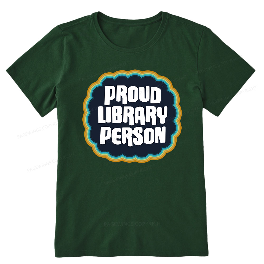 Pagewings Proud Library Person  Unisex Classic T-shirt