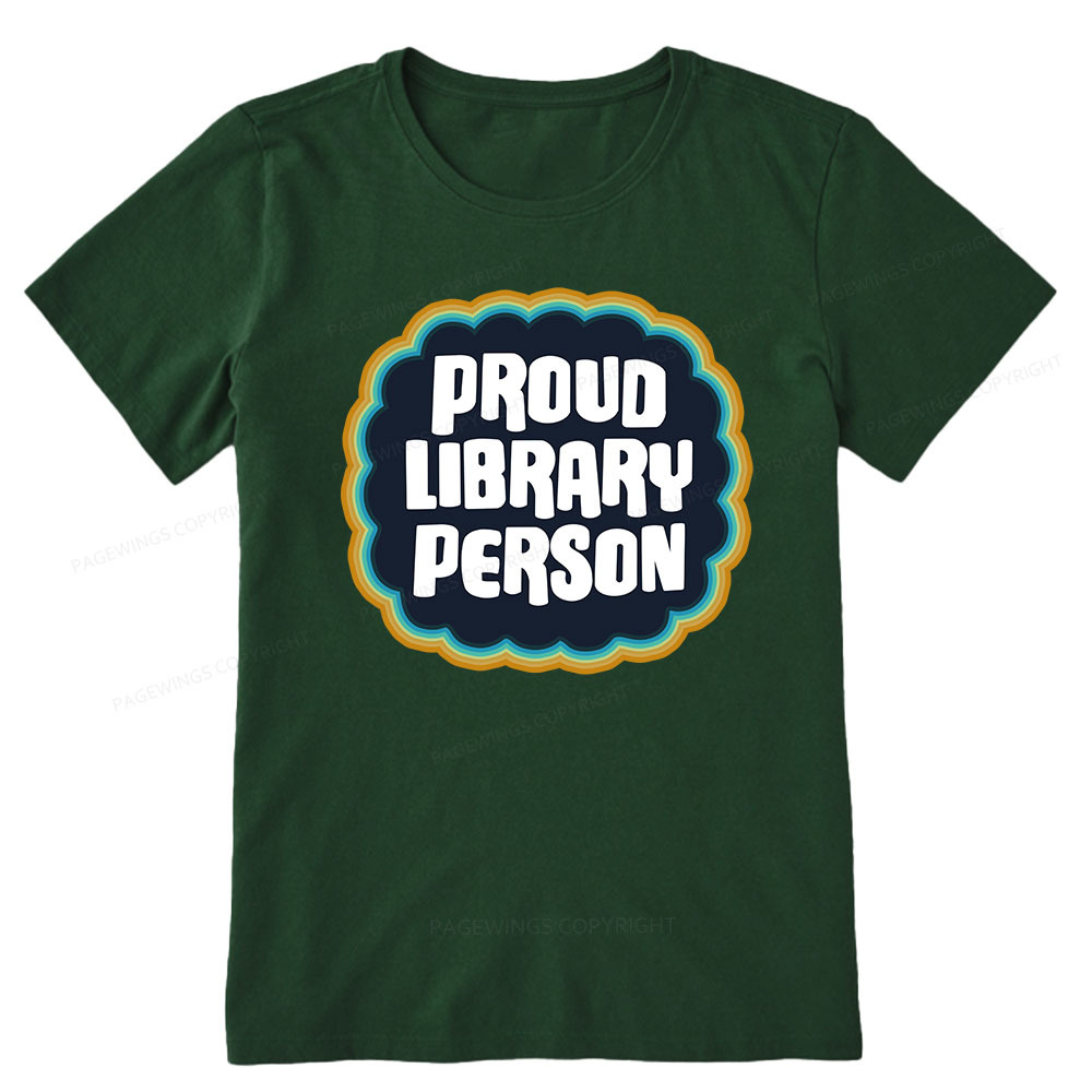 Pagewings Proud Library Person  Unisex Classic T-shirt