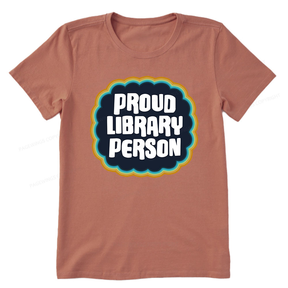 Pagewings Proud Library Person Unisex Classic T-shirt