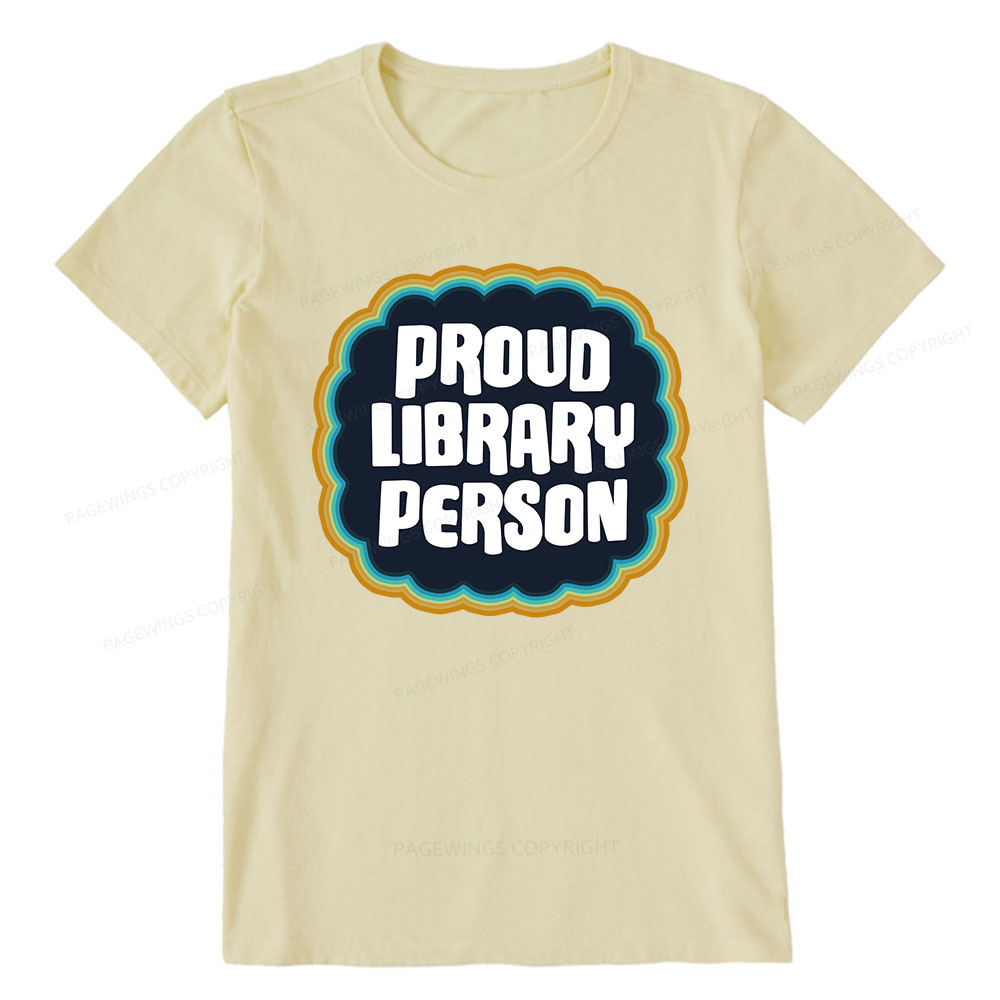 Pagewings Proud Library Person  Unisex Classic T-shirt