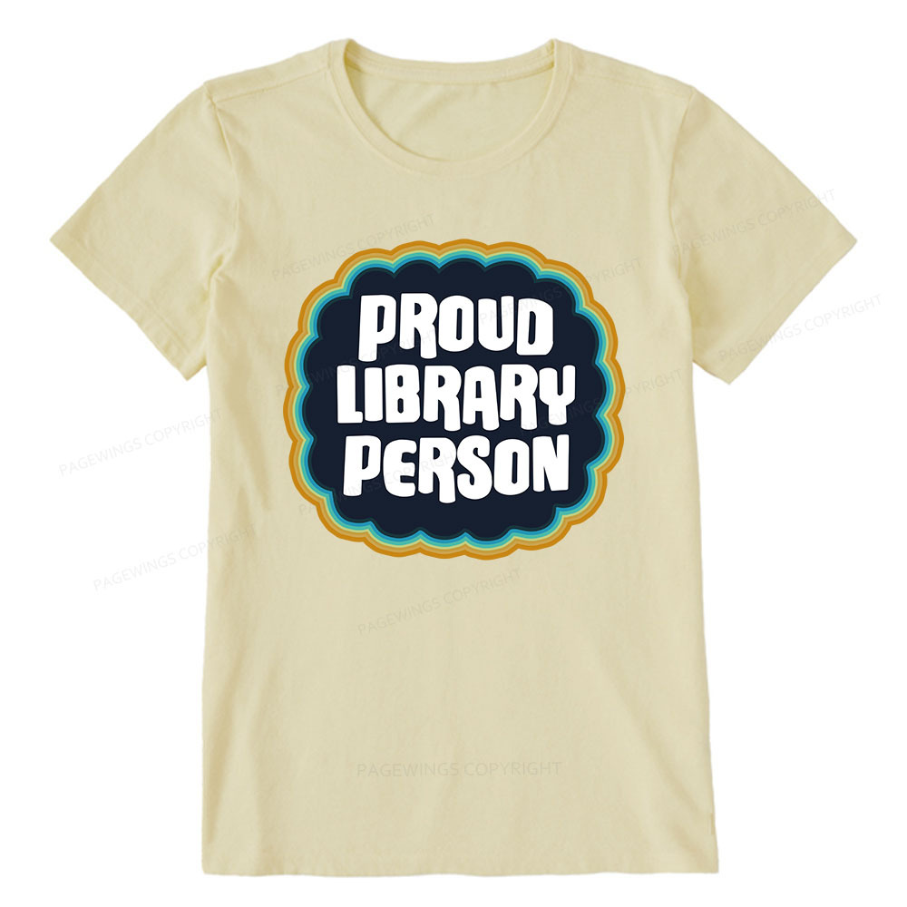 Pagewings Proud Library Person Unisex Classic T-shirt