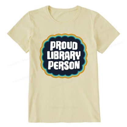 Pagewings Proud Library Person  Unisex Classic T-shirt