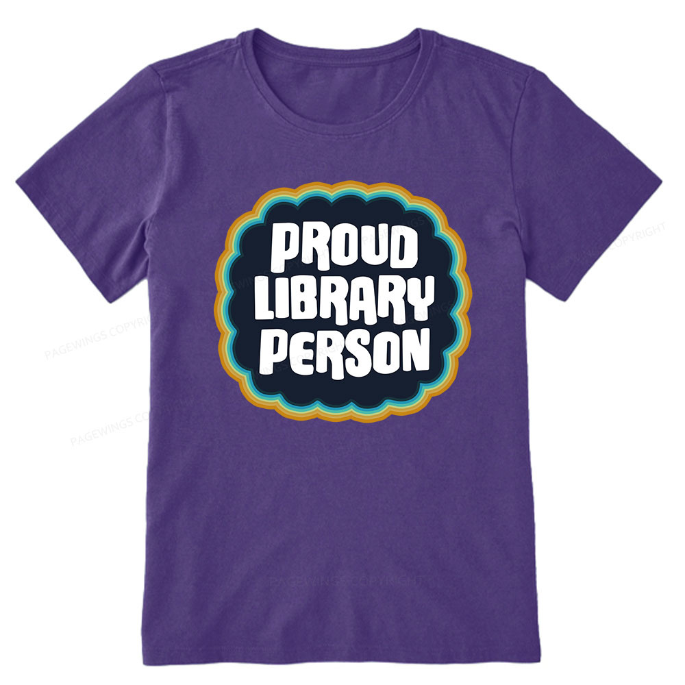 Pagewings Proud Library Person Unisex Classic T-shirt