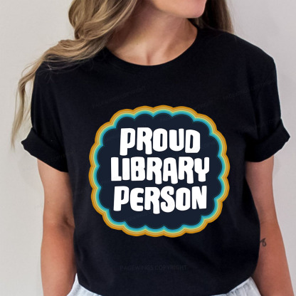 Pagewings Proud Library Person  Unisex Classic T-shirt