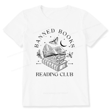 Pagewings Banned Book Reading Club Shirt Unisex Classic T-shirt