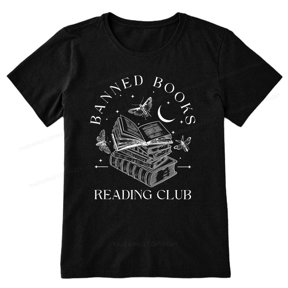 Pagewings Banned Book Reading Club Shirt Unisex Classic T-shirt