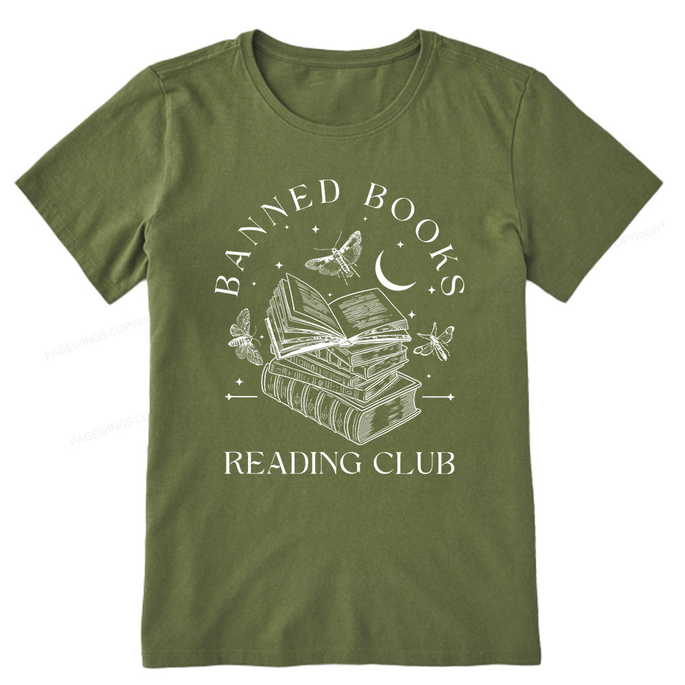 Pagewings Banned Book Reading Club Shirt Unisex Classic T-shirt