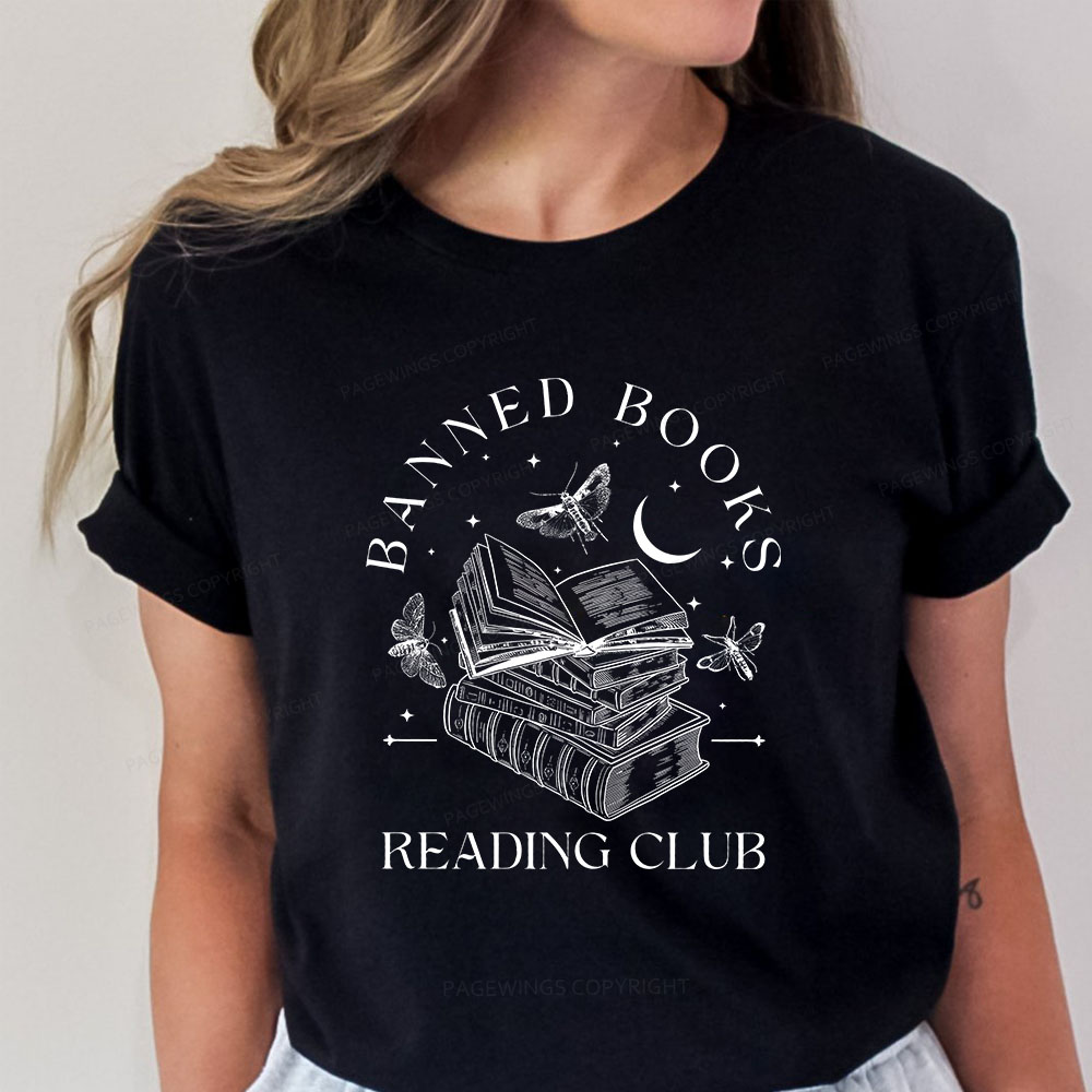 Pagewings Banned Book Reading Club Shirt Unisex Classic T-shirt