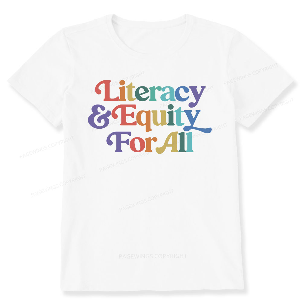 Pagewings Literacy & Equity For All Unisex Classic T-shirt