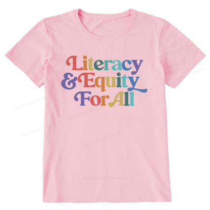 Pagewings Literacy & Equity For All Unisex Classic T-shirt