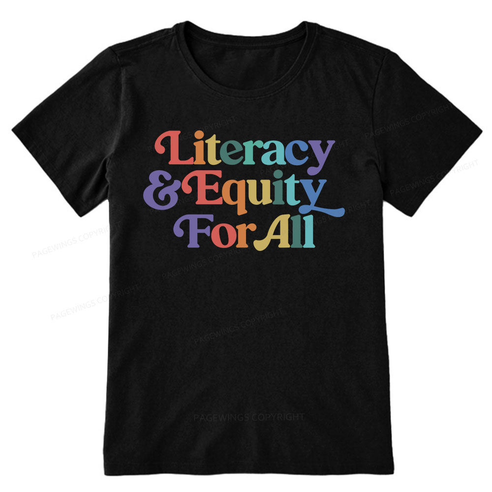 Pagewings Literacy & Equity For All Unisex Classic T-shirt