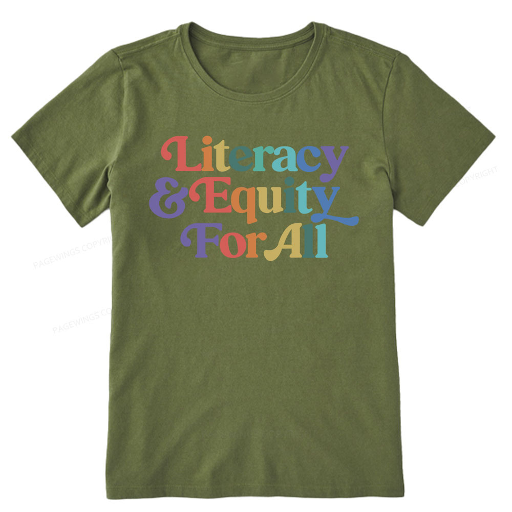 Pagewings Literacy & Equity For All Unisex Classic T-shirt