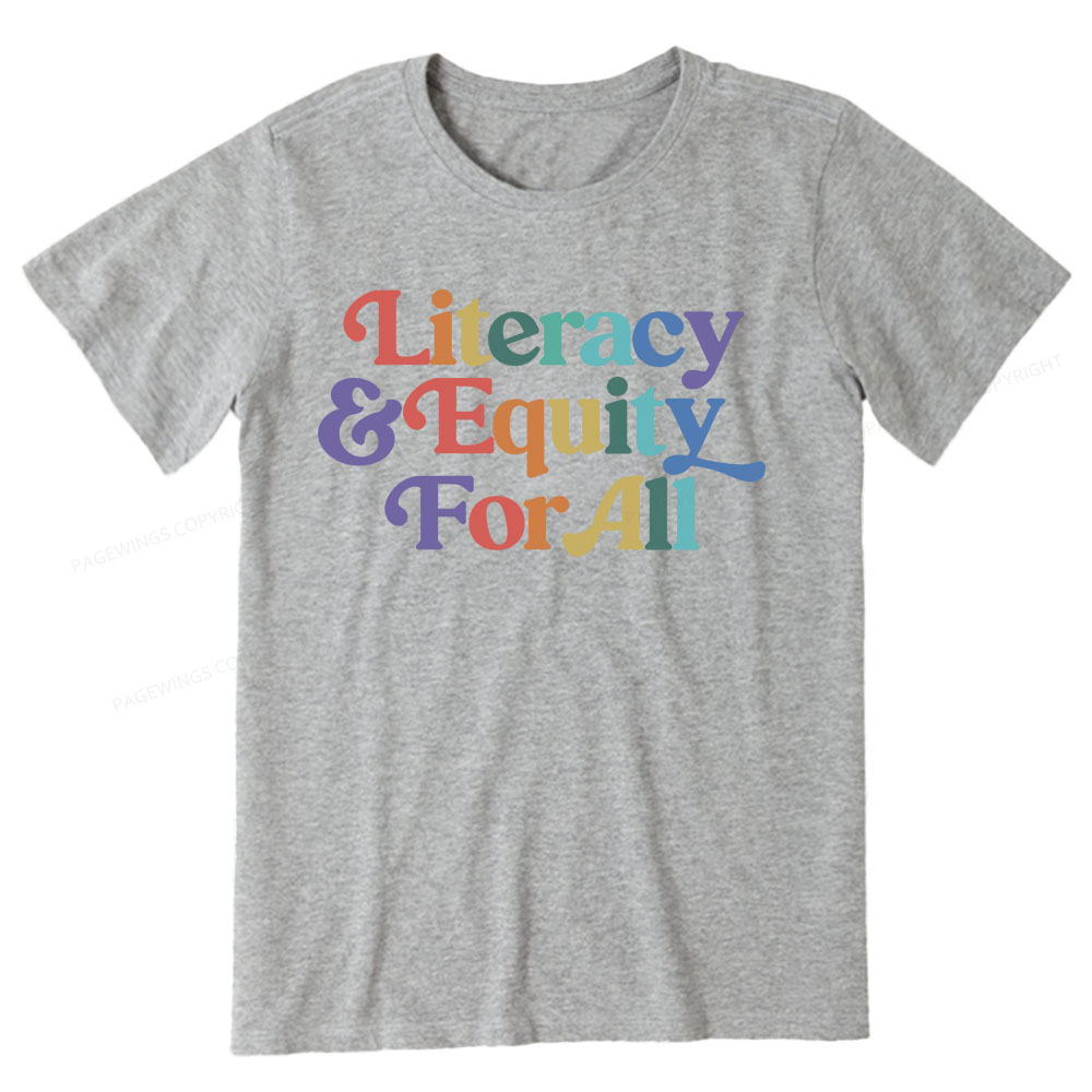Pagewings Literacy & Equity For All Unisex Classic T-shirt
