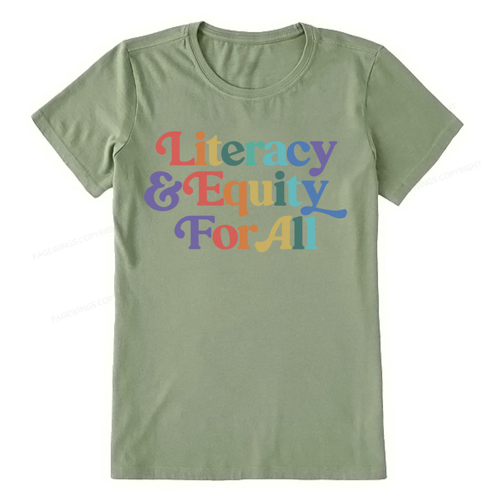 Pagewings Literacy & Equity For All Unisex Classic T-shirt