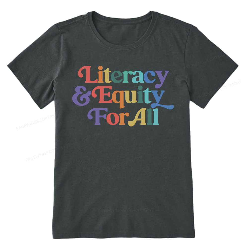 Pagewings Literacy & Equity For All Unisex Classic T-shirt