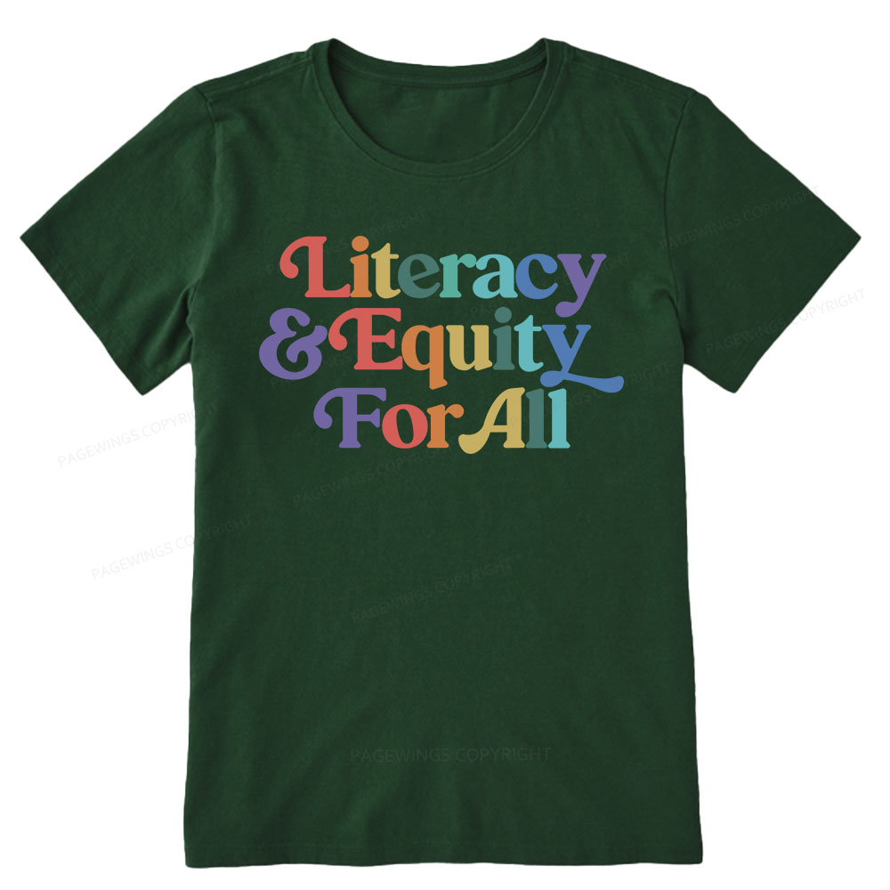 Pagewings Literacy & Equity For All Unisex Classic T-shirt